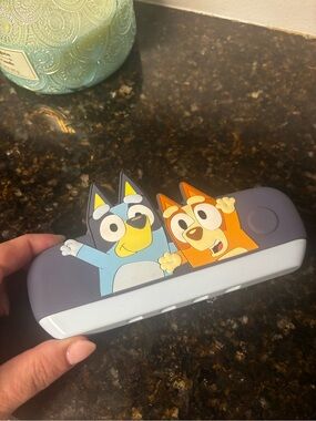 Blue and Orange Cartoon Kids Pencil Case - Brand: (unspecified)